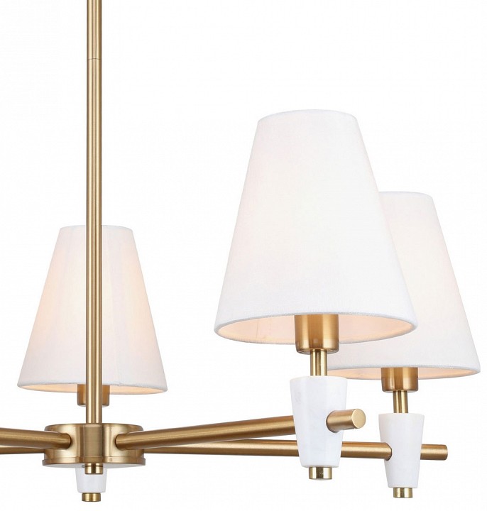 Люстра на штанге freya pietra fr5371cl-05bs