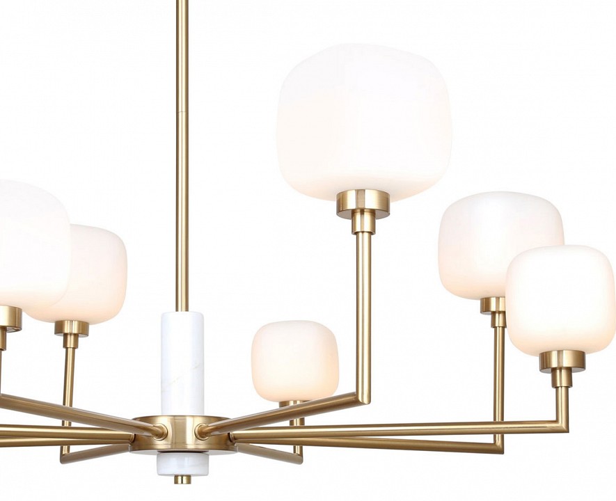 Люстра на штанге freya tender fr5373cl-08bs