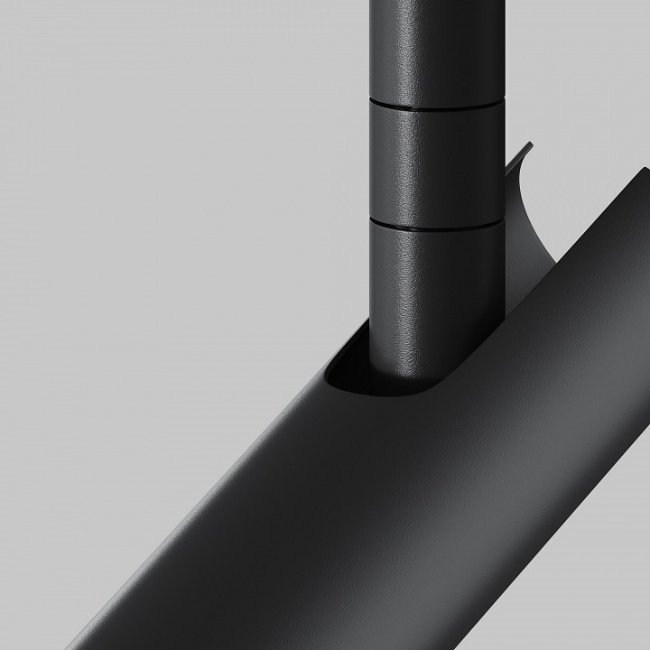 Встраиваемый светильник на штанге maytoni focus t p141rs-l125-6w3k-b