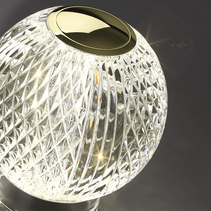 Настольная лампа декоративная odeon light crystal 5008/2tl