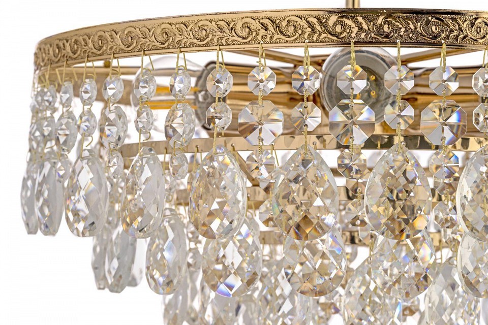 Люстра на штанге arti lampadari castellana gold castellana e 1.3.38.608 g