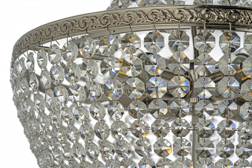 Подвесная люстра arti lampadari castellana nickel castellana e 1.5.40.100 n