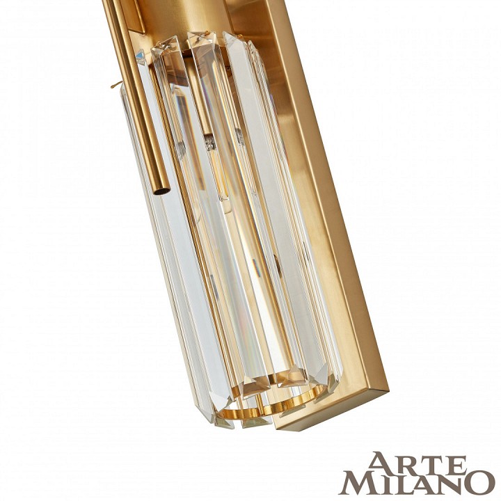 Накладной светильник arte milano am-0011 0011b.d100.h560.e14.2 g