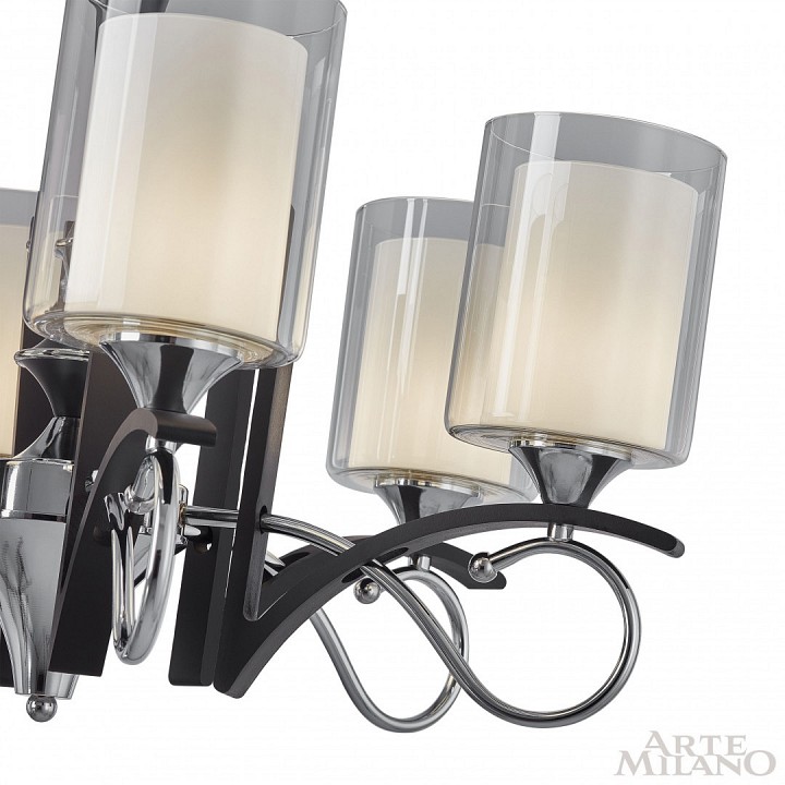 Подвесная люстра arte milano florentia-9167 309167/6 bk/ni