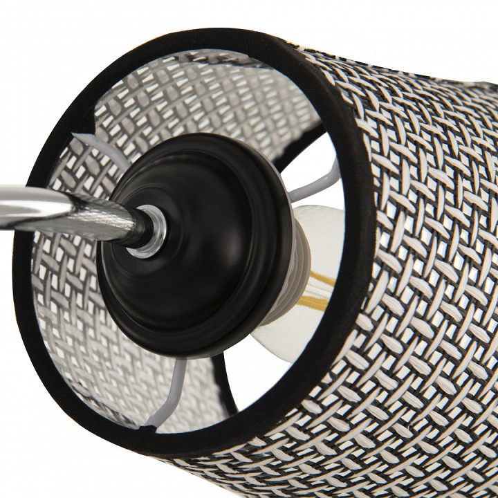 Люстра на штанге arte milano napoli-320007 320007/5 cr.bk