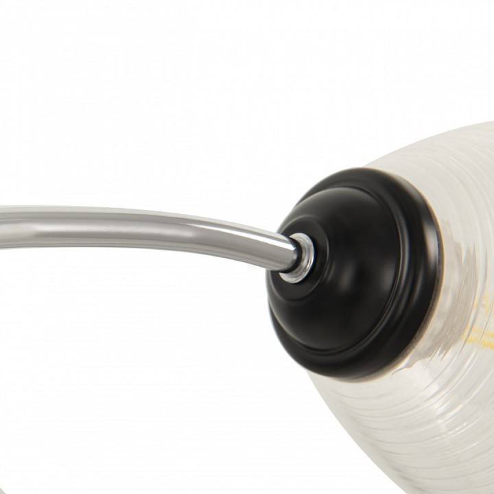 Люстра на штанге arte milano napoli-329007 329007/5 cr.bk