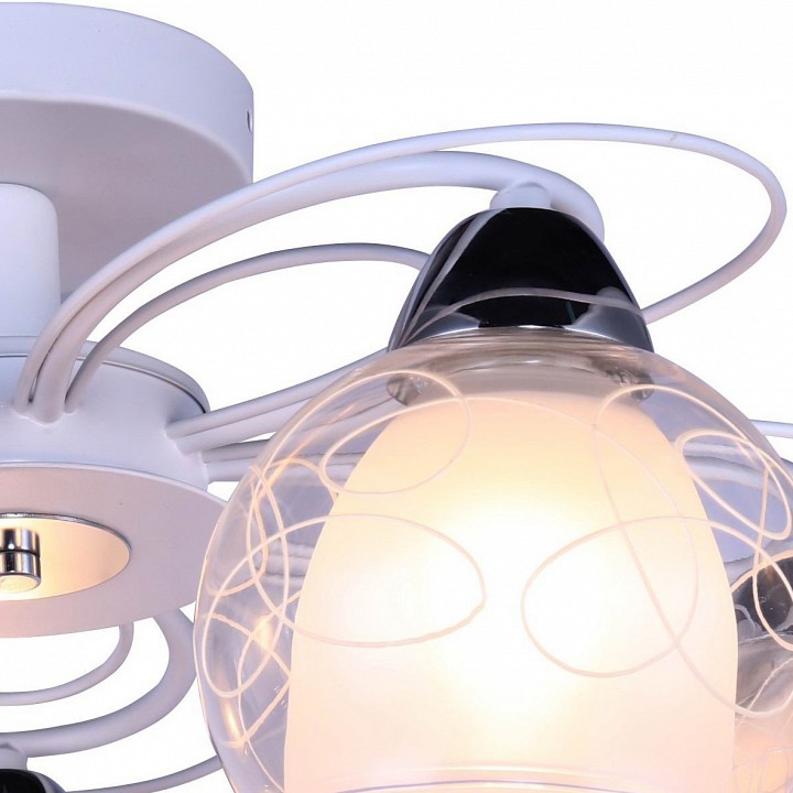 Люстра на штанге arte lamp sansa a7585pl-5wh