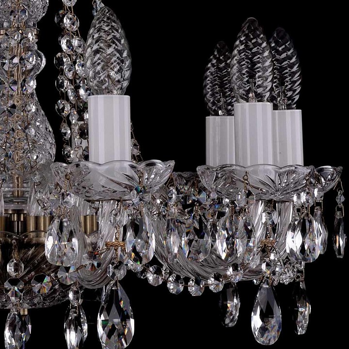 Подвесная люстра bohemia ivele crystal 1402 1402/10/160/pa