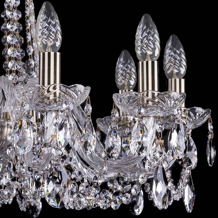 Подвесная люстра bohemia ivele crystal 1402 1402/10/240/pa