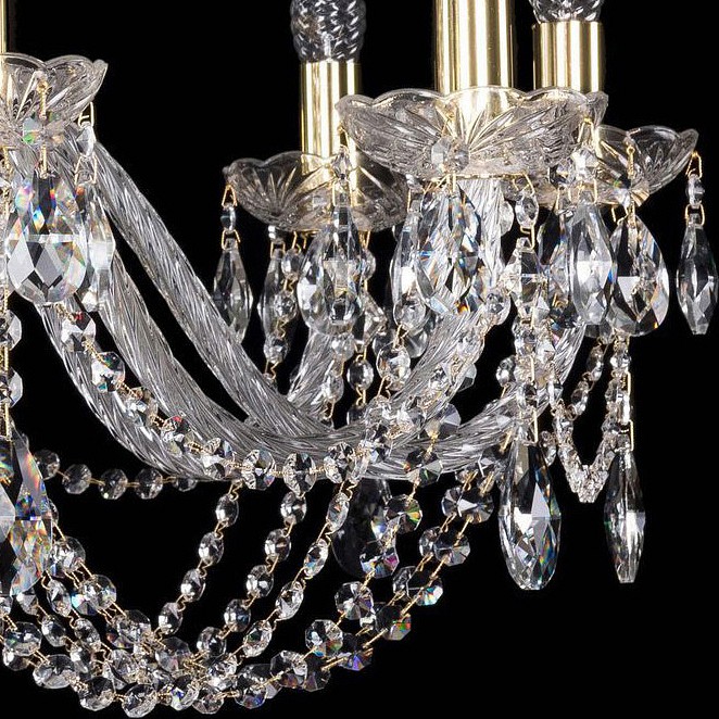 Подвесная люстра bohemia ivele crystal 1402 1402/10/300/g