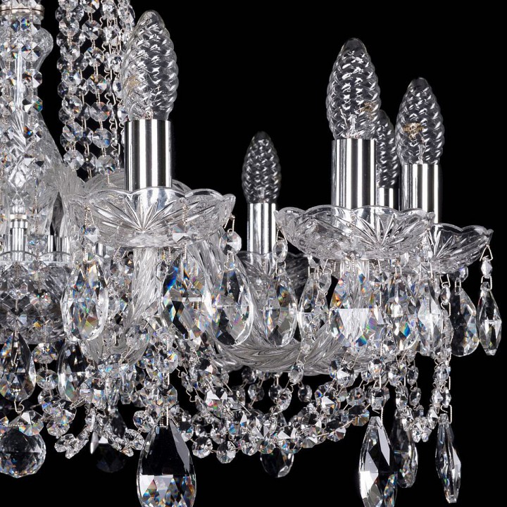 Подвесная люстра bohemia ivele crystal 1402 1402/12/240/ni