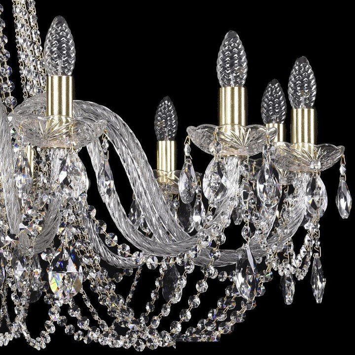 Подвесная люстра bohemia ivele crystal 1402 1402/12/360/g
