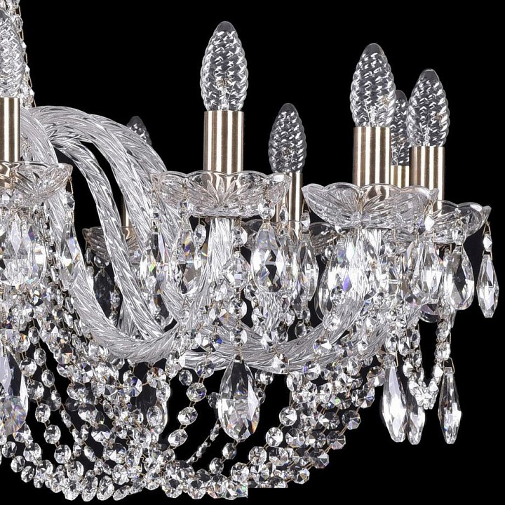 Подвесная люстра bohemia ivele crystal 1402 1402/16/360/pa