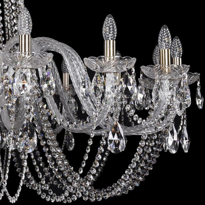 Подвесная люстра bohemia ivele crystal 1402 1402/16/460/pa