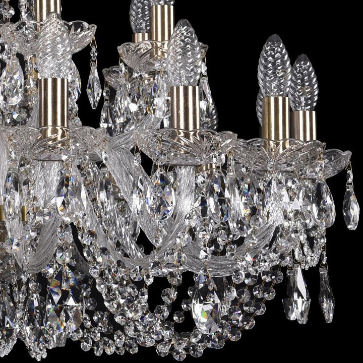 Подвесная люстра bohemia ivele crystal 1402 1402/16+8/300/pa