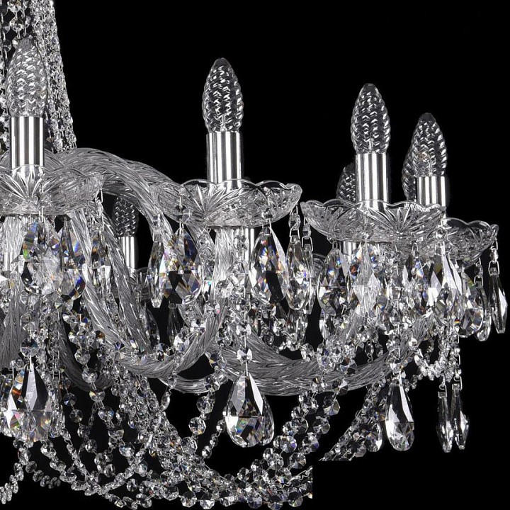 Подвесная люстра bohemia ivele crystal 1402 1402/18/400/ni