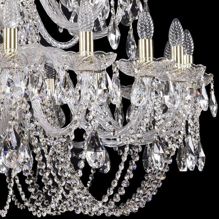 Подвесная люстра bohemia ivele crystal 1402 1402/20+10+5/400/2d/g