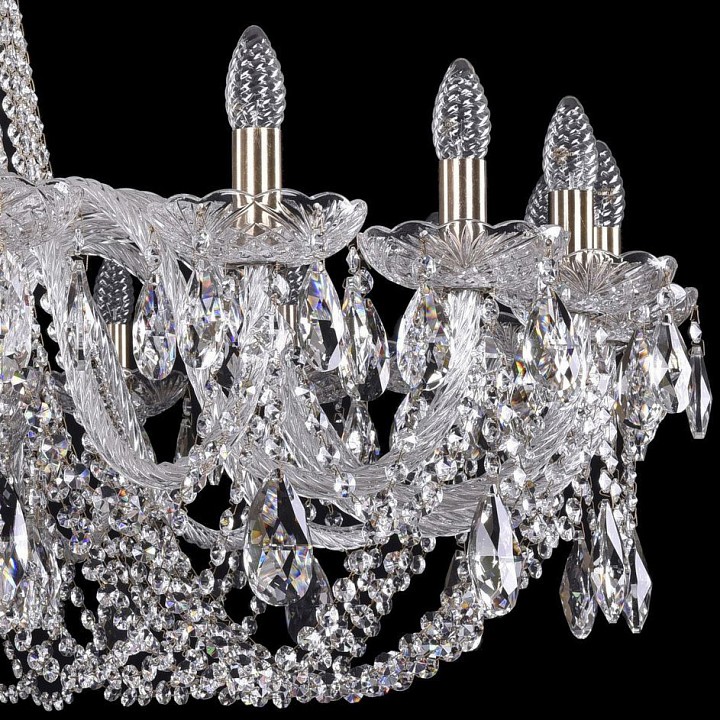 Подвесная люстра bohemia ivele crystal 1402 1402/20/400/pa