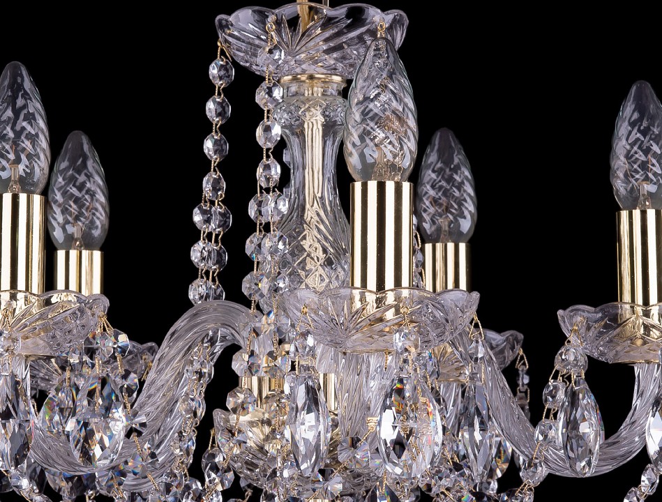 Подвесная люстра bohemia ivele crystal 1402 1402/5/141/g