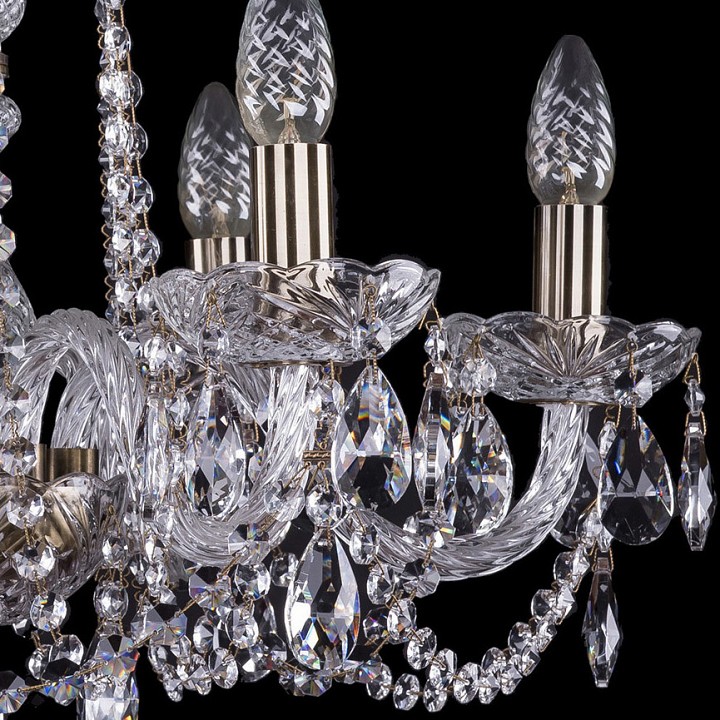Подвесная люстра bohemia ivele crystal 1402 1402/6/195/pa
