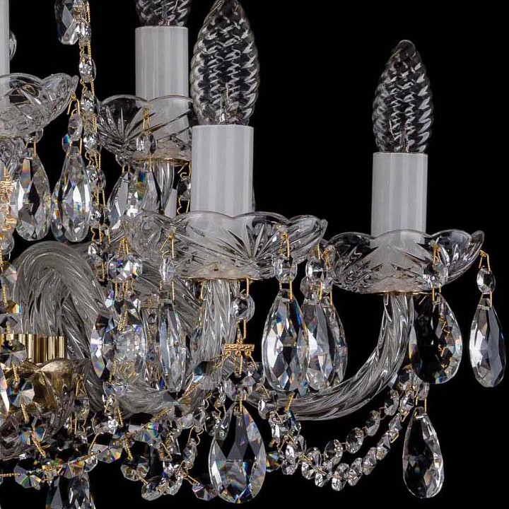 Подвесная люстра bohemia ivele crystal 1402 1402/6_3/195/g