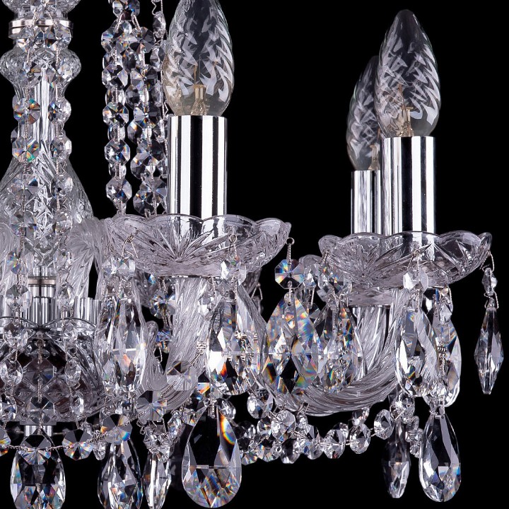 Подвесная люстра bohemia ivele crystal 1402 1402/8/160/ni