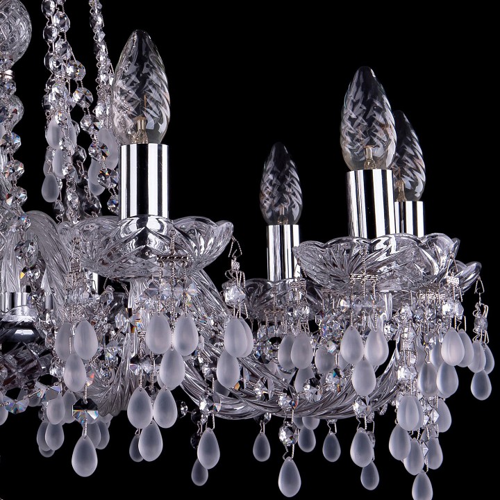 Подвесная люстра bohemia ivele crystal 1410 1410/10/240/ni/v0300
