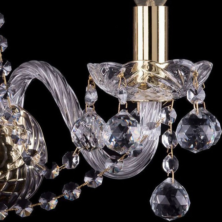 Бра bohemia ivele crystal 1411 1411b/2/160/g/balls