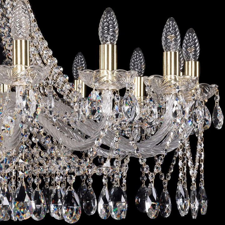 Подвесная люстра bohemia ivele crystal 1413 1413/16/360/g
