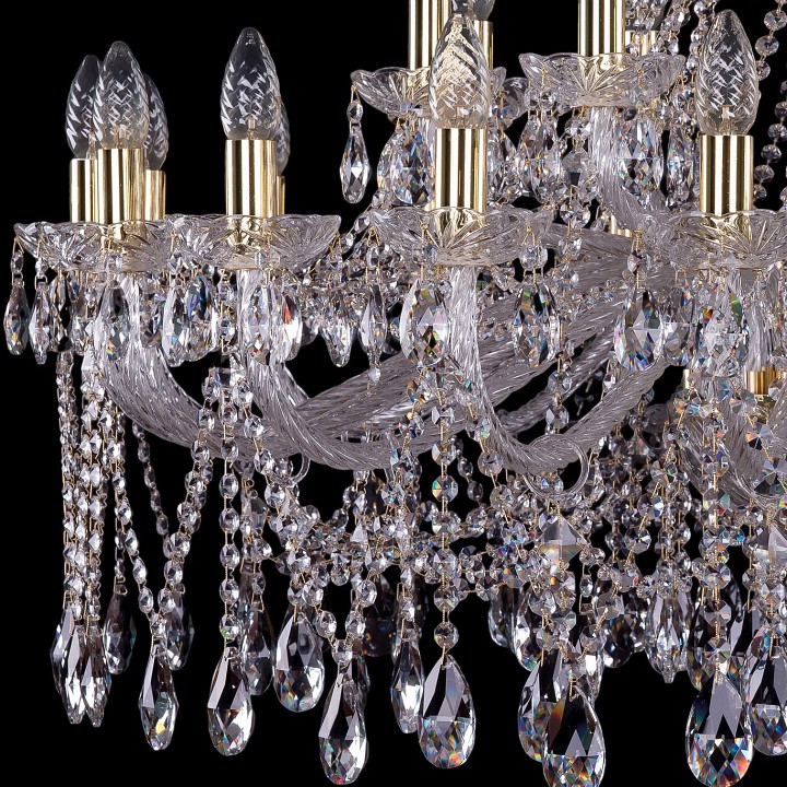Подвесная люстра bohemia ivele crystal 1413 1413/20+10/400/g