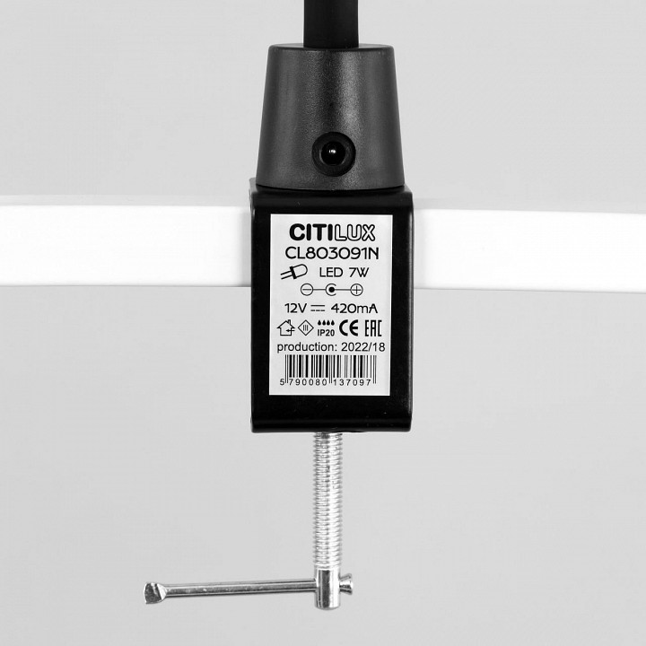 Настольная лампа офисная citilux рио cl803091n