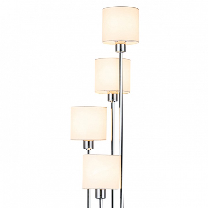 Торшер escada denver 1109/4 chrome/beige