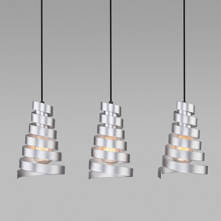 Подвесной светильник eurosvet storm 50058/3 серебро