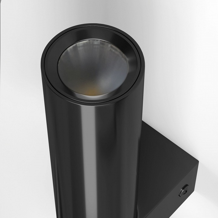 Бра с подсветкой eurosvet pitch 40020/1 led черный жемчуг
