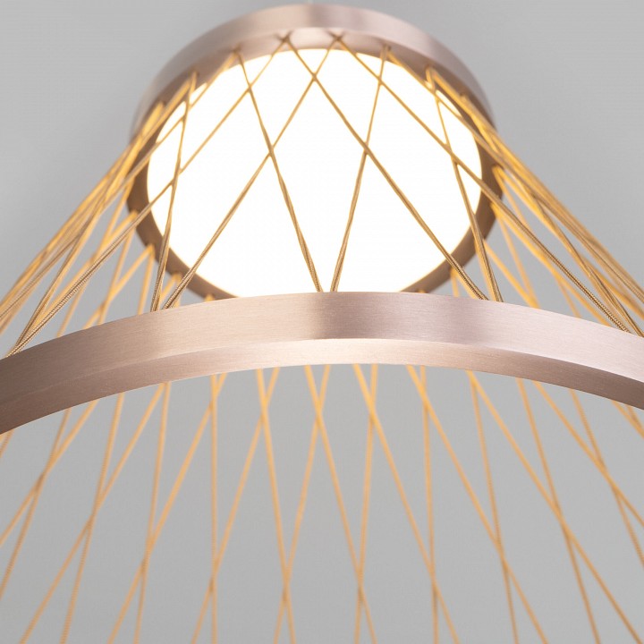Подвесной светильник eurosvet cesta 40016/1 led коричневый