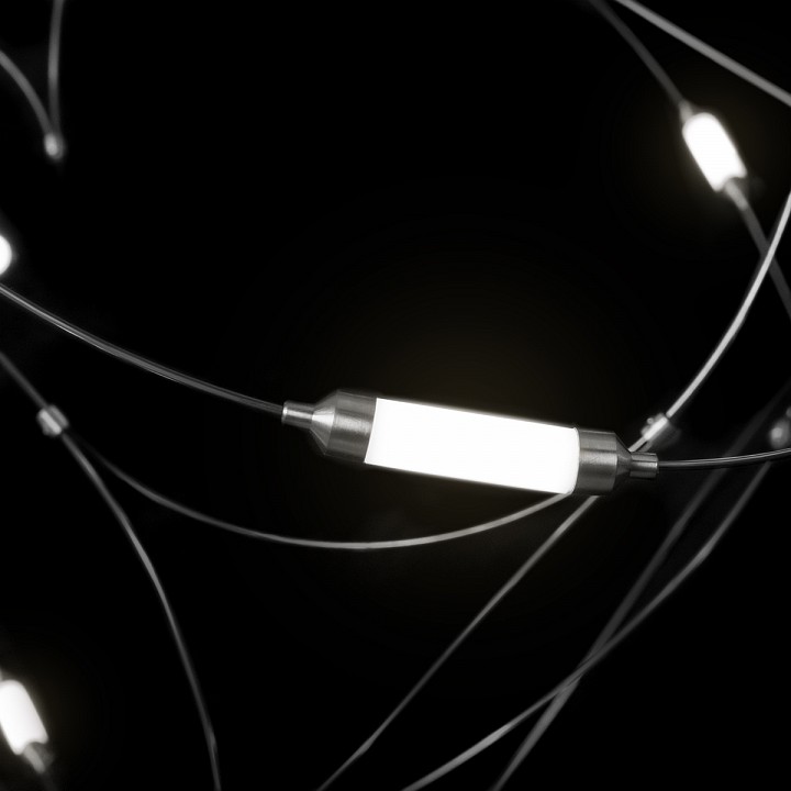 Подвесная люстра loft it flock of light 10309/31 cr