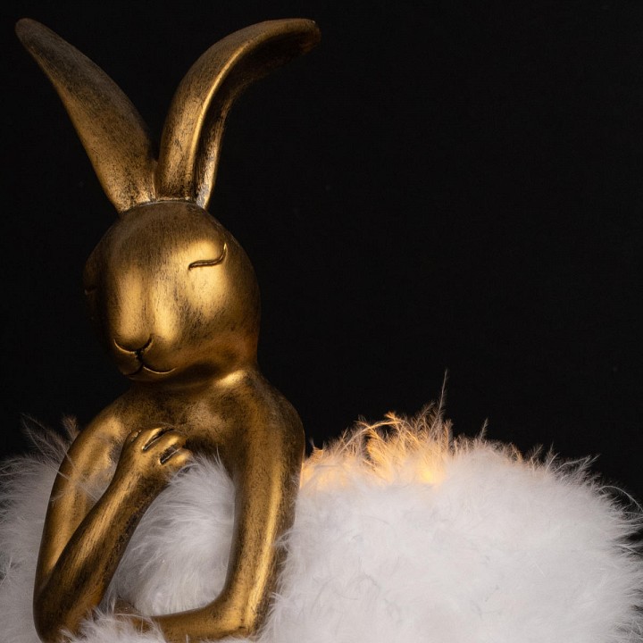 Настольная лампа декоративная loft it lapine 10315/a white fluff