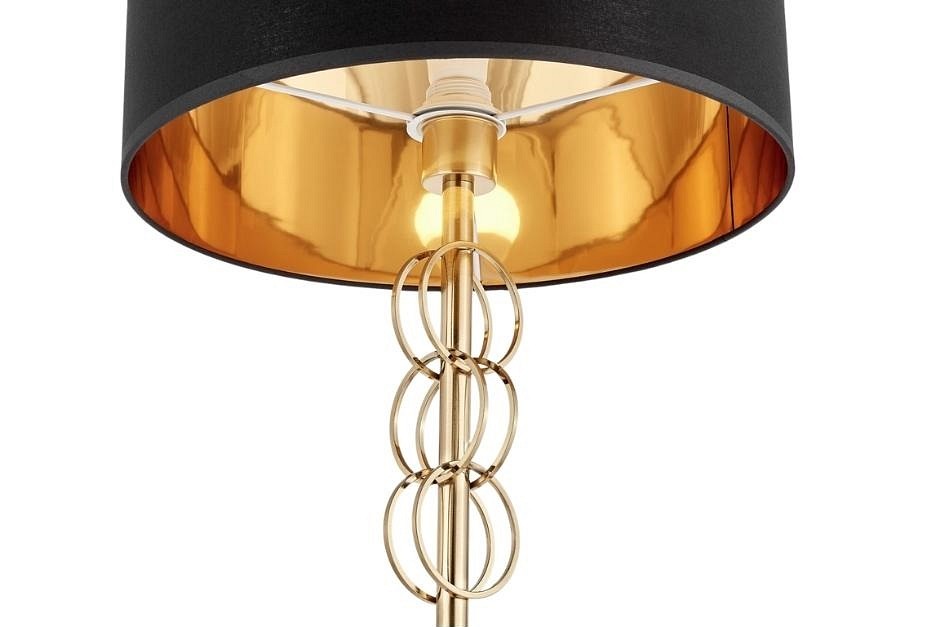 Торшер lumina deco azzaria ldf 5523 gd+bk