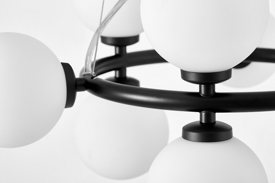Подвесная люстра lumina deco marsiada ldp 6033-9 bk
