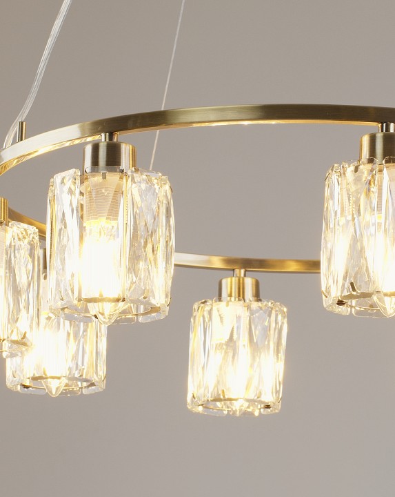 Подвесная люстра moderli prismique v11685-8p