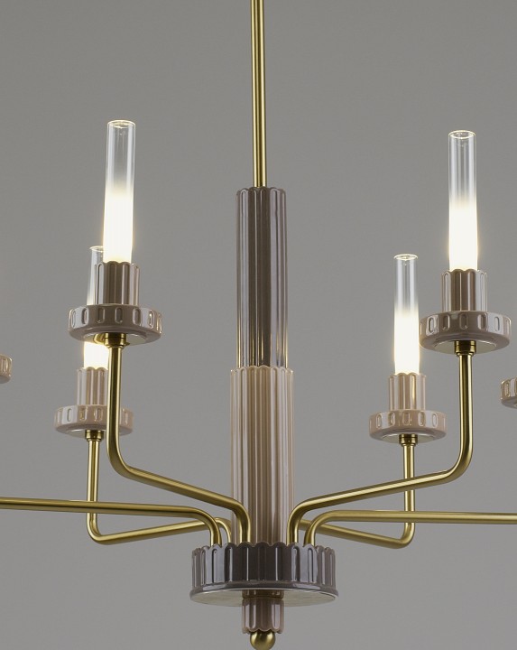 Люстра на штанге moderli atelieri v11691-pl
