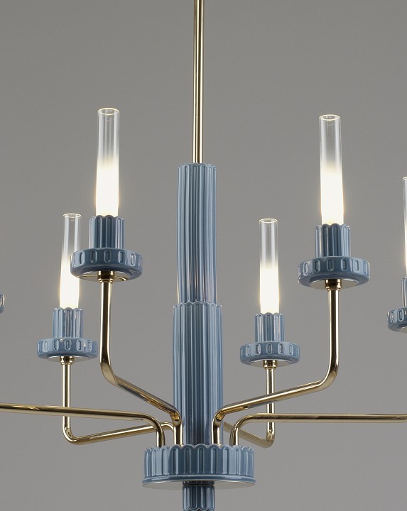 Люстра на штанге moderli atelieri v11692-pl