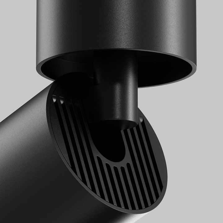 Светильник на штанге maytoni technical focus led c055cl-l12w4k-ss-b