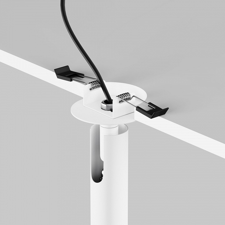 Встраиваемый светильник на штанге maytoni focus t c141rs-l300-6w4k-w