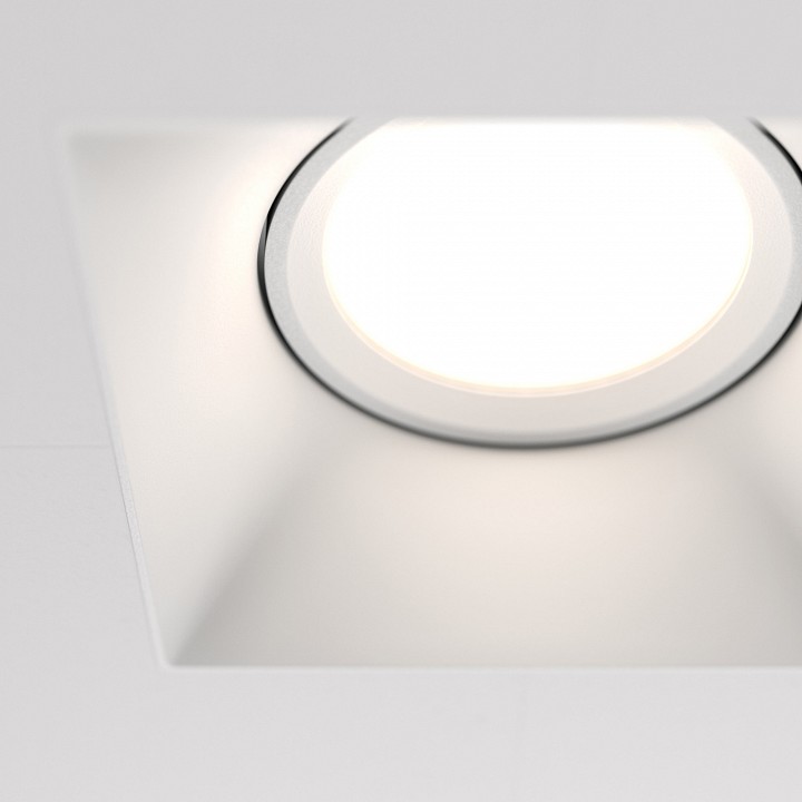 Встраиваемый светильник maytoni dot dl042-01-sq-w