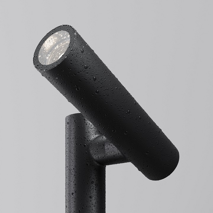 Наземный низкий светильник maytoni torq o494fl-l10b3k