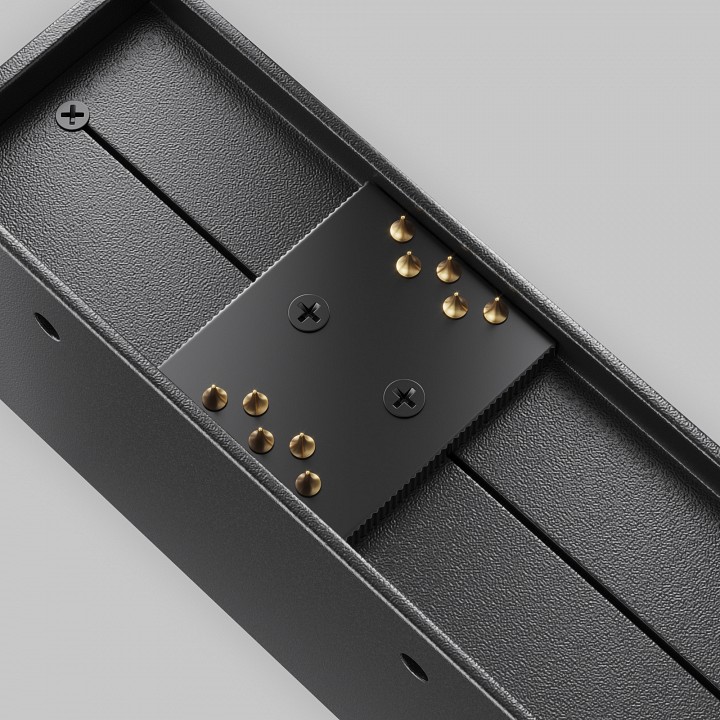 Накладной светильник maytoni points tr128b-12w3k-m-b
