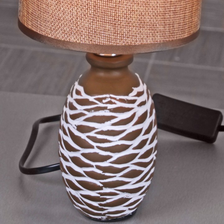 Настольная лампа декоративная 98231-0.7-01 light brown