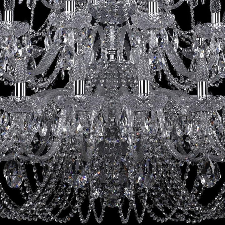 Подвесная люстра bohemia art classic 11.11 11.11.20+10+5.400.3d.xl-170.cr.sp