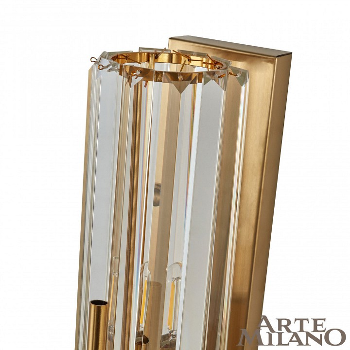 Накладной светильник arte milano am-0011 0011b.d100.h560.e14.2 g
